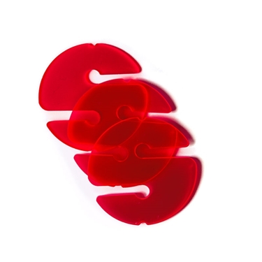 Picture of 3 Cookies (Non-Directional Marker) - Transparent Red